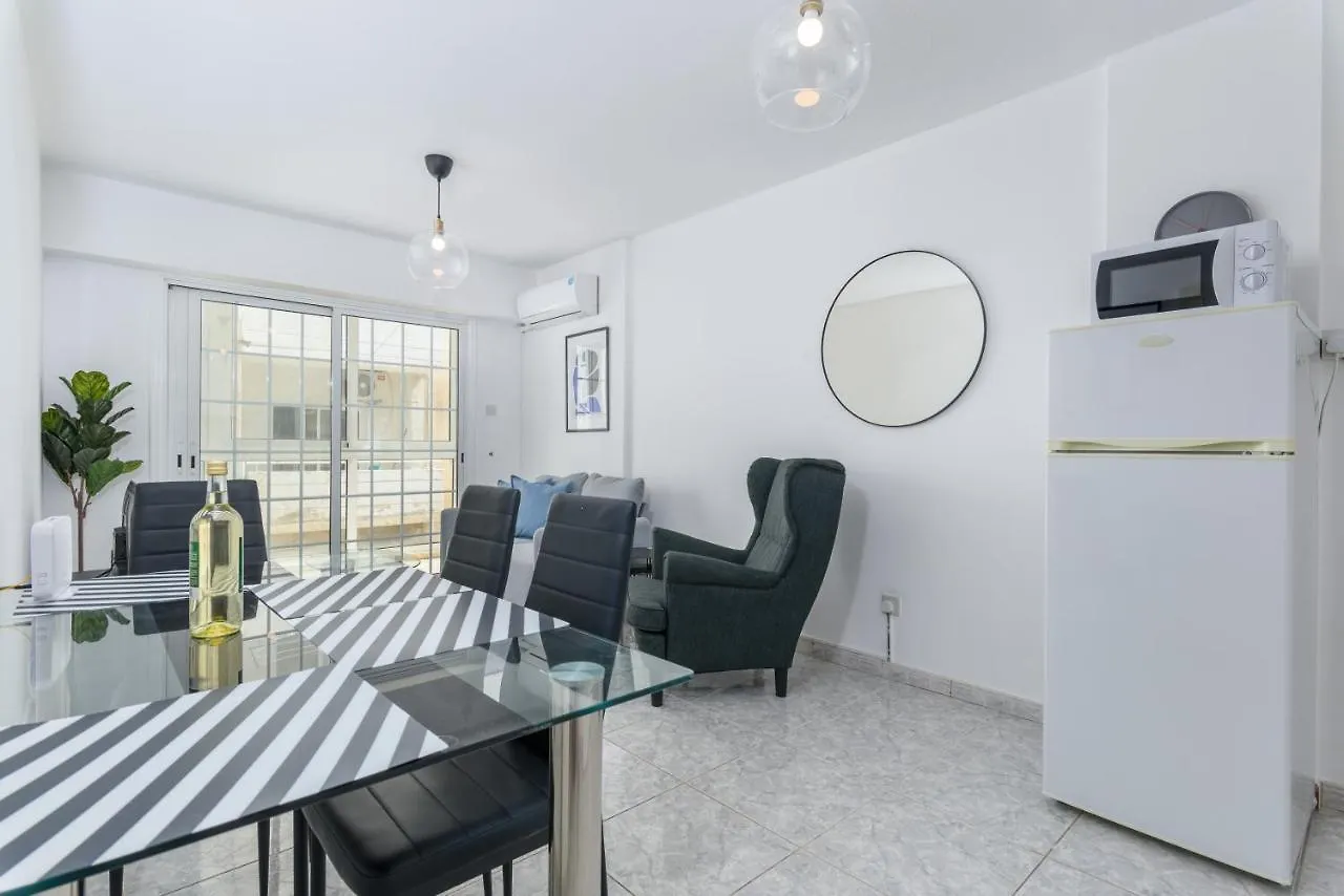 White 1-Bedroom Apartment By Mackenzie Beach Larnaca Cyprus