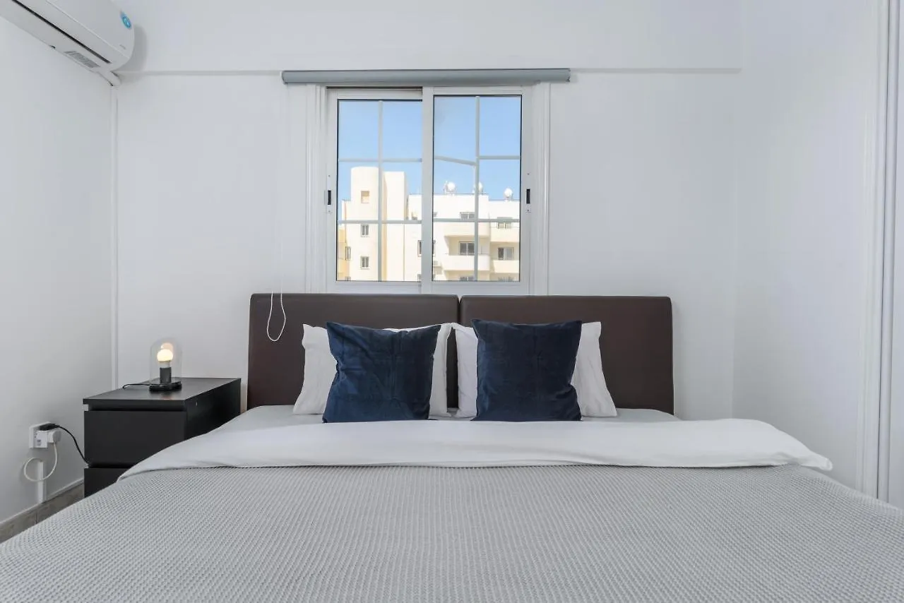 White 1-Bedroom Apartment By Mackenzie Beach Larnaca 0*,  Cyprus