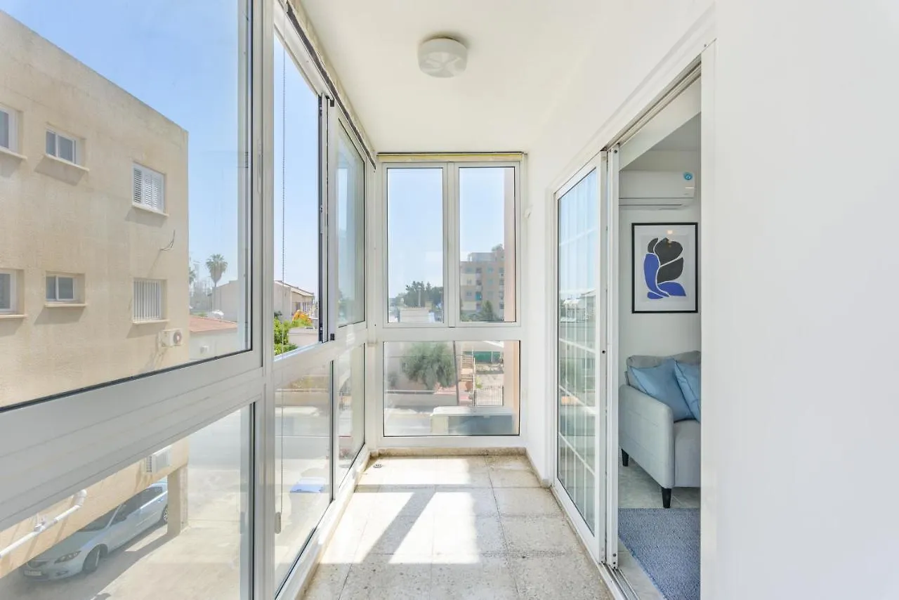 White 1-Bedroom Apartment By Mackenzie Beach Larnaca 0*,  Cyprus